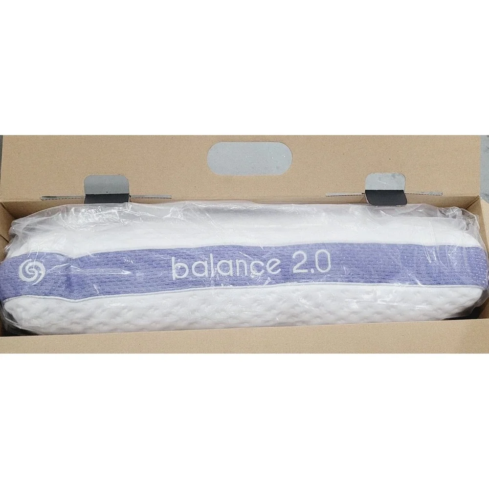 Bedgear Balance Performance Pillow Size 2.0 Medium Firmness Dri-Tec Cover White